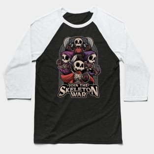 Skeleton War Meme - RPG Gift Baseball T-Shirt